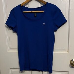 Ralph Lauren 100% cotton Blue Short Sleeve Tee